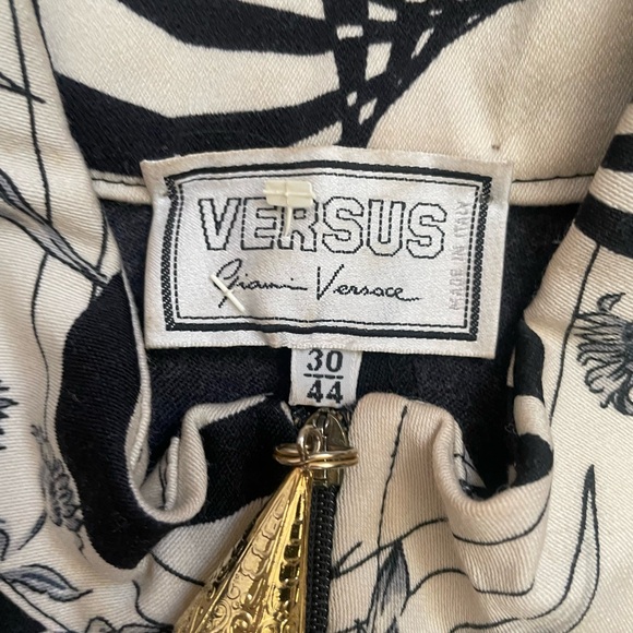 Vintage Versace Versus zip-front mod print dress - Picture 7 of 14
